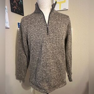 Old Navy Men's Brown Zip-Up Sweater